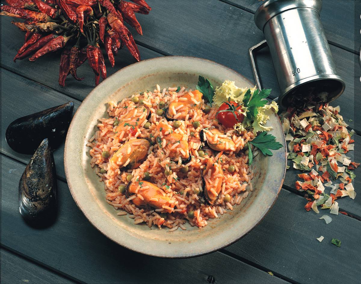 Arroz con mejillones