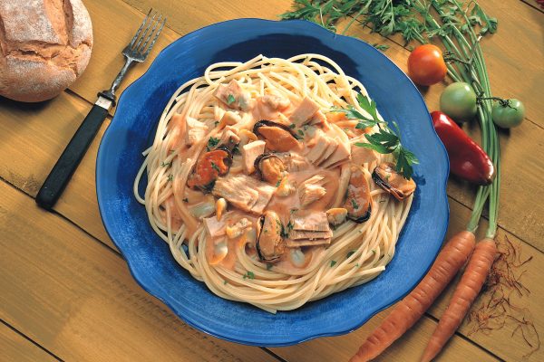 Espaguetis a la Marinera