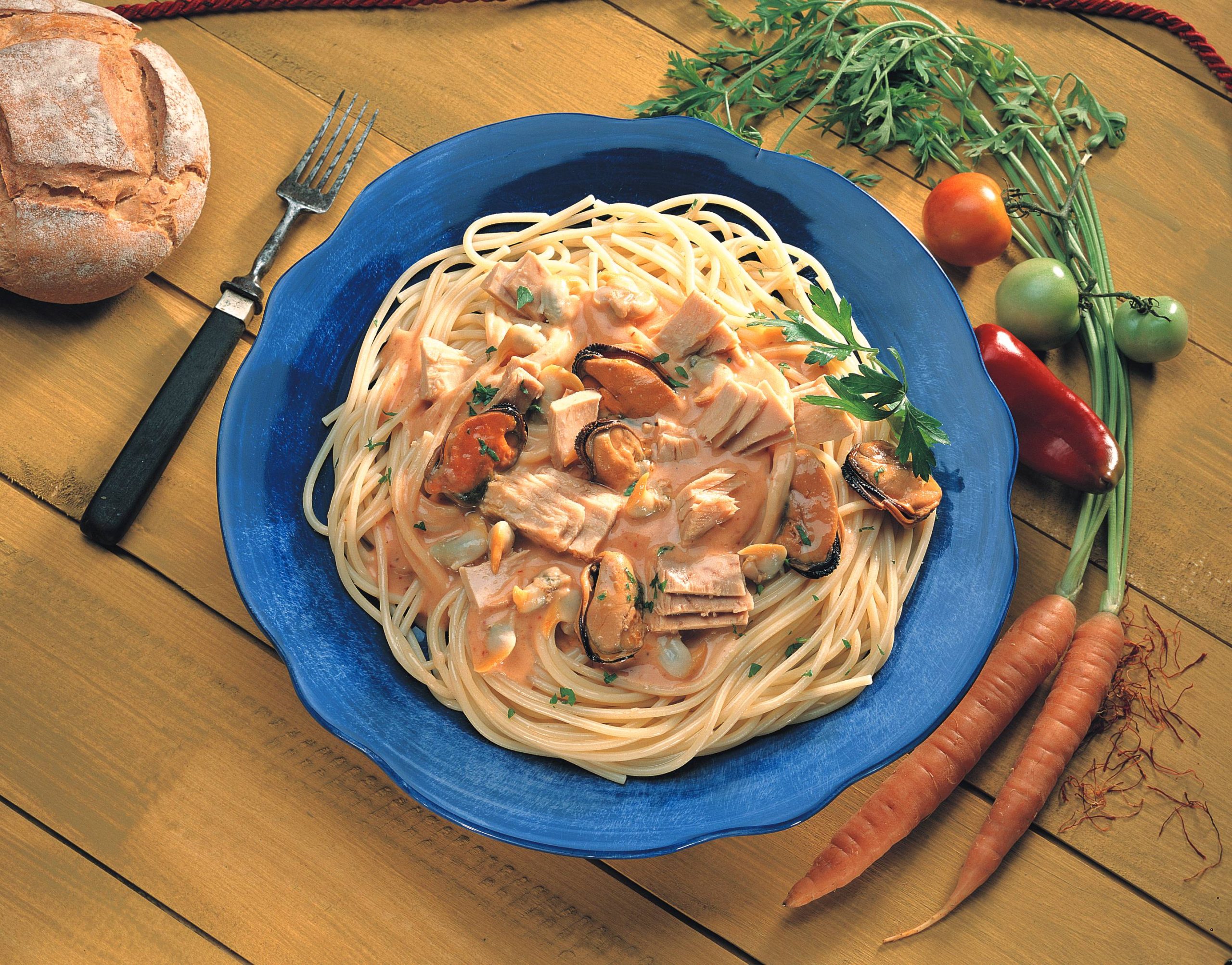 Espaguetis a la Marinera